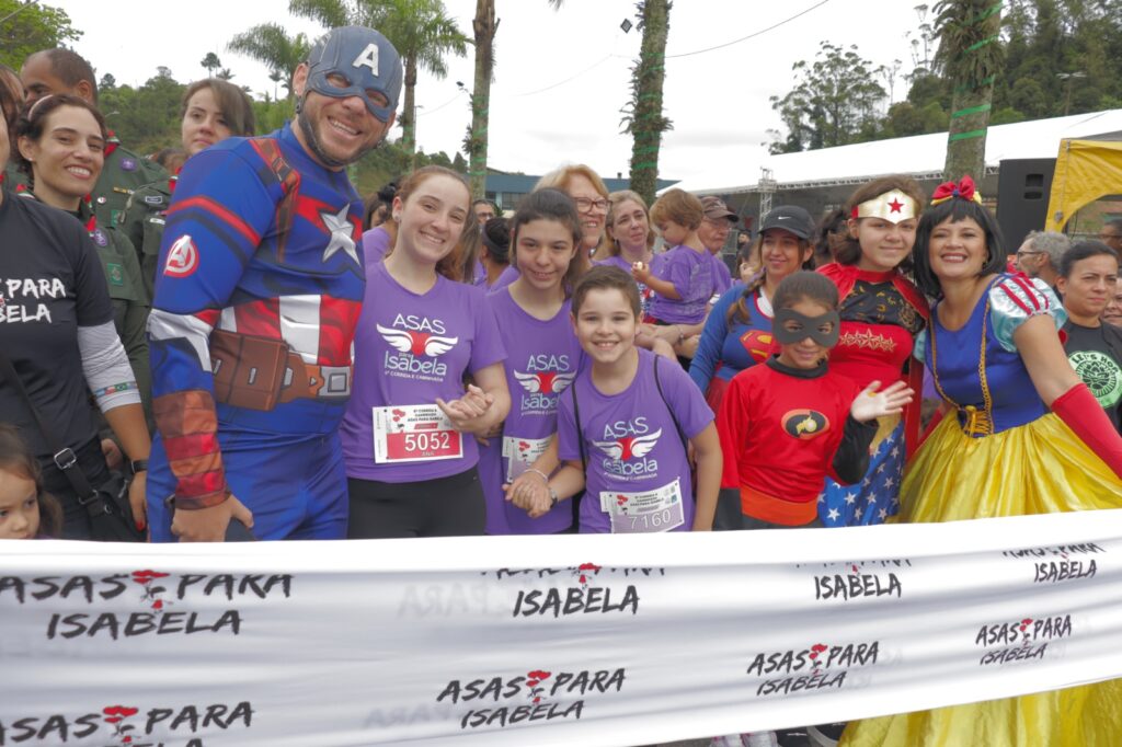 Com inscrições abertas, 7ª edição da Corrida e Caminhada Asas para Isabela tem 75% das vagas preenchidas