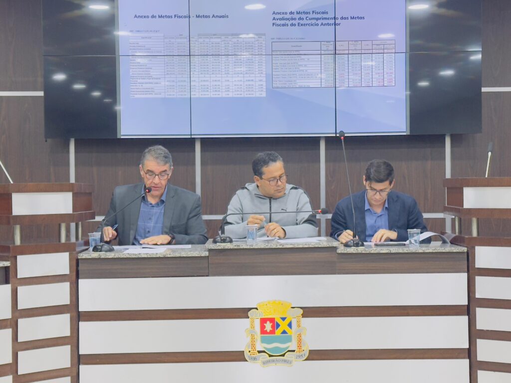 Ribeirão Pires apresenta projeções da LDO 2026 em audiência na Câmara Municipal