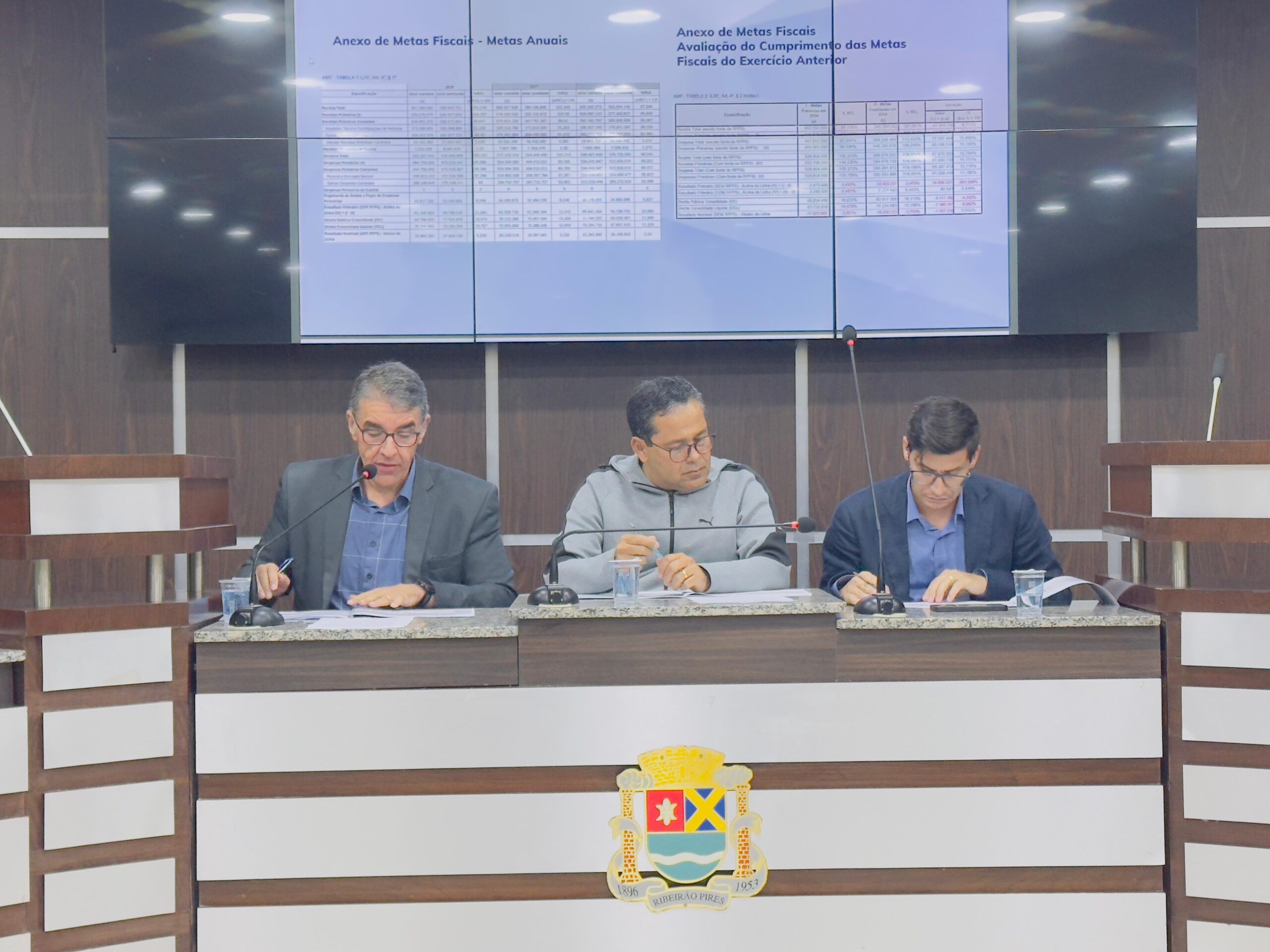 Ribeirão Pires apresenta projeções da LDO 2026 em audiência na Câmara Municipal